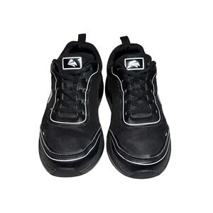 Black Athletic Sneakers Shoes with White Trim Men's Size 7.5